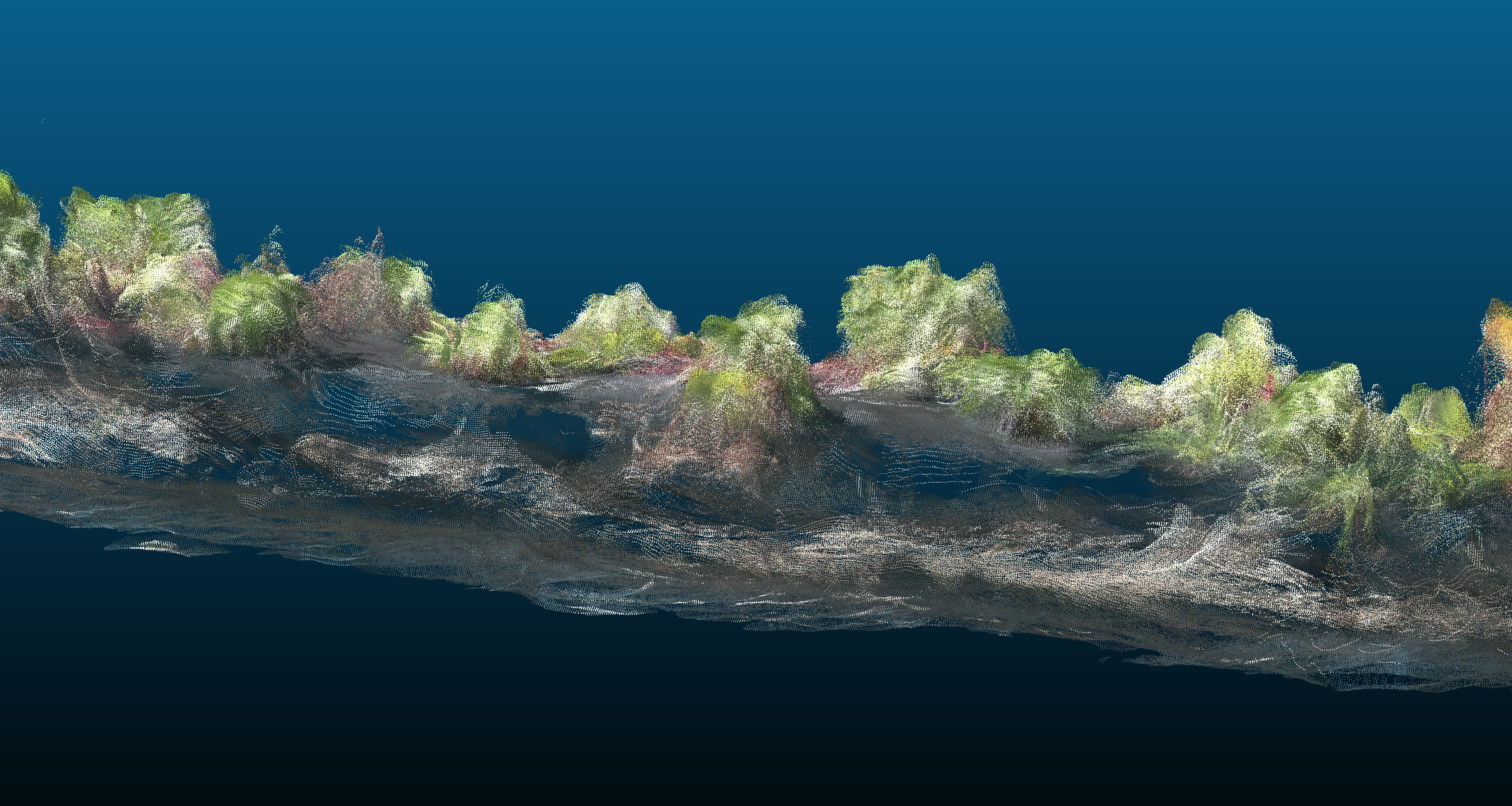 Overlap-guided stitching view